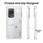 ENKAY HAT PRINCE For Xiaomi Black Shark 5 Pro Scratch Proof Thickened Corners Clear TPU Cover Phone Protective Case with Anti-slip Strip Edge