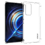 ENKAY HAT PRINCE For Xiaomi 12 Lite Thickened Corners Clear Anti-collision TPU Cover Phone Protective Case with Anti-slip Strip Edge