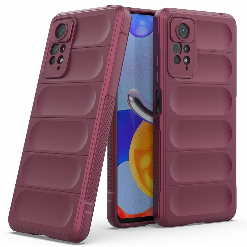 Xiaomi Redmi Note 12 Pro 4G / 11 Pro 4G (MediaTek) / Note 11 Pro 5G (Qualcomm) TPU-mobilskyddsskal med fallskydd och robust bakstycke