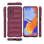 Xiaomi Redmi Note 12 Pro 4G / 11 Pro 4G (MediaTek) / Note 11 Pro 5G (Qualcomm) TPU-mobilskyddsskal med fallskydd och robust bakstycke
