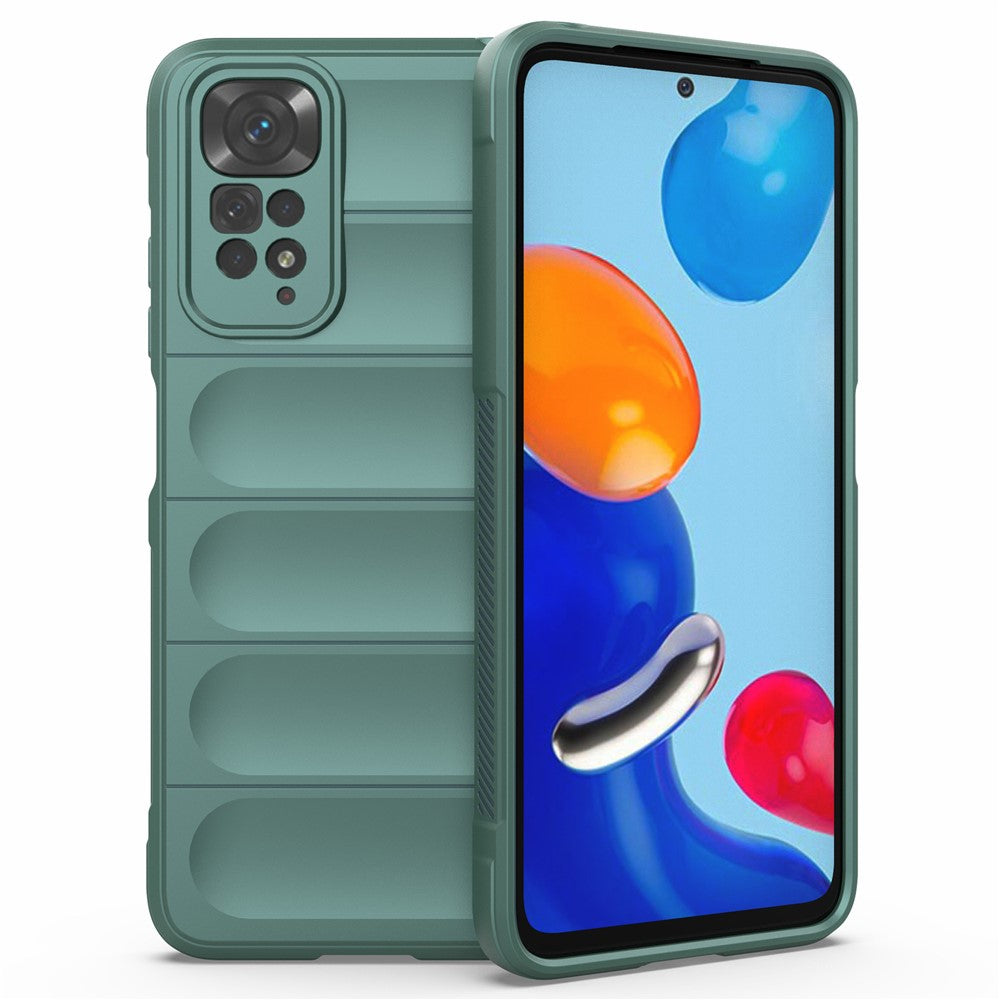 Xiaomi Redmi Note 11S 4G/Note 11 4G (Qualcomm) TPU mobilmobil fallsäkert skal robust bakstycke