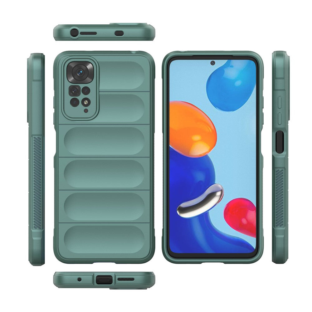 Xiaomi Redmi Note 11S 4G/Note 11 4G (Qualcomm) TPU mobilmobil fallsäkert skal robust bakstycke