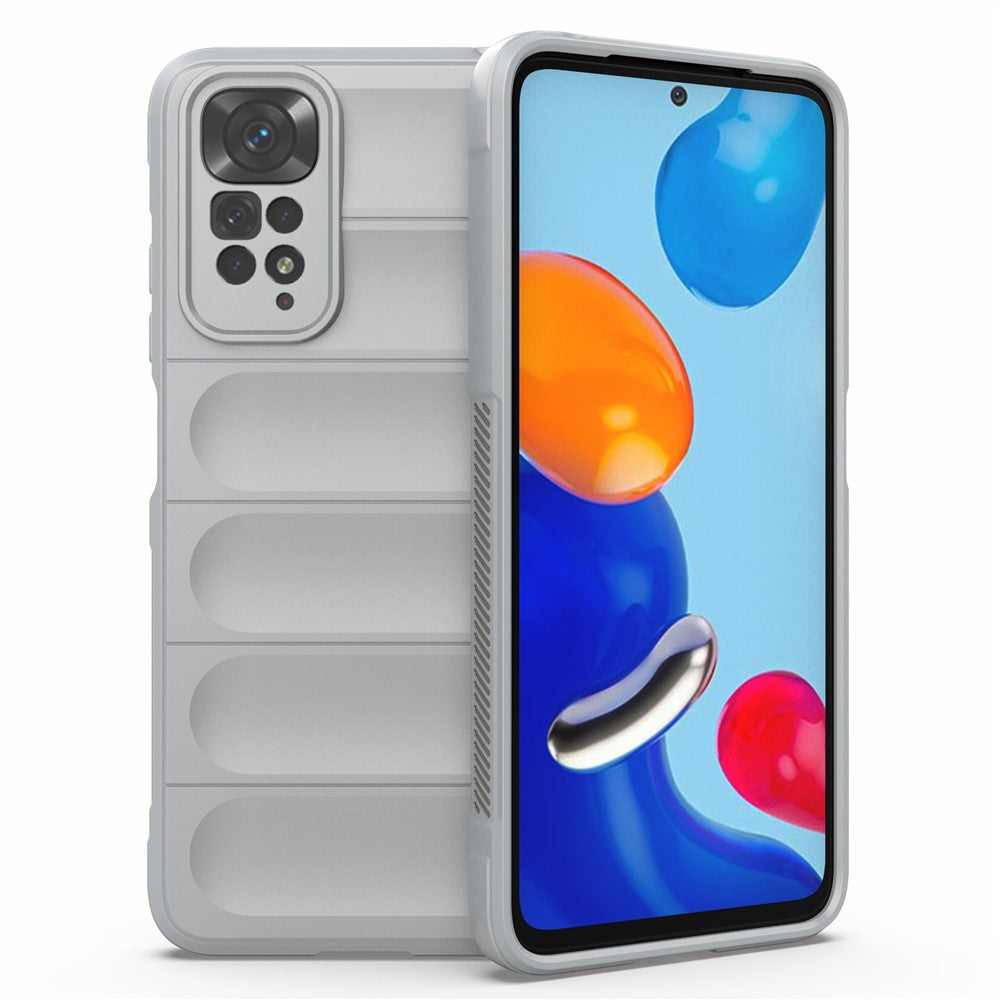 For Xiaomi Redmi Note 11S 4G/Note 11 4G (Qualcomm) TPU Mobile Phone Drop-proof Case Rugged Back Cover