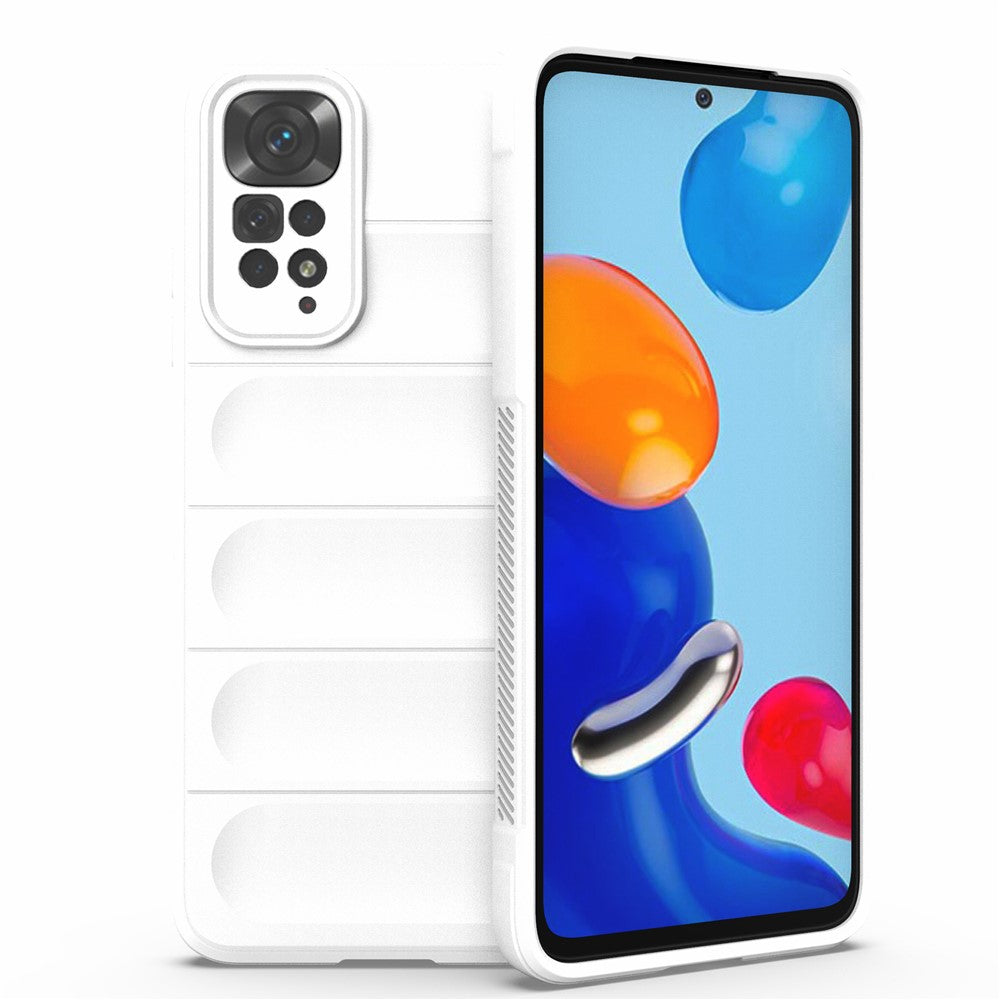 For Xiaomi Redmi Note 11S 4G/Note 11 4G (Qualcomm) TPU Mobile Phone Drop-proof Case Rugged Back Cover
