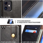 Waxy Crazy Horse Texture Protector for Xiaomi 12 Lite, Stand Wallet Style Magnetic Auto-absorbed Leather Mobile Phone Cover