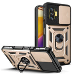 Xiaomi Poco F4 GT/Redmi K50 Gaming PC + TPU Hybridskal Skjutkamera Skyddsring Stativ mobilskal