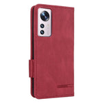 Xiaomi 12 5G/12X 5G/12S 5G Plånboksfodral i PU-läder + TPU med heltäckande stativ