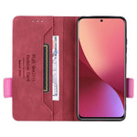 Xiaomi 12 5G/12X 5G/12S 5G Plånboksfodral i PU-läder + TPU med heltäckande stativ