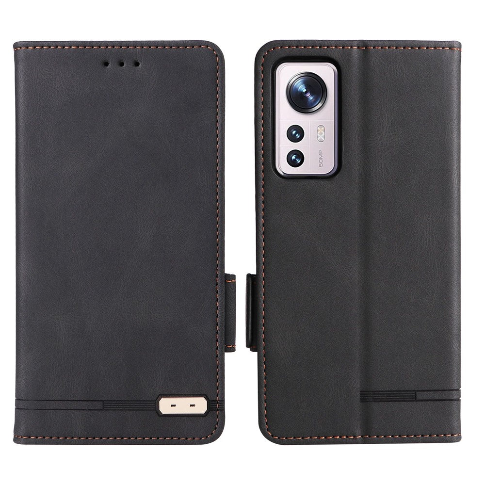 Xiaomi 12 5G/12X 5G/12S 5G Plånboksfodral i PU-läder + TPU med heltäckande stativ