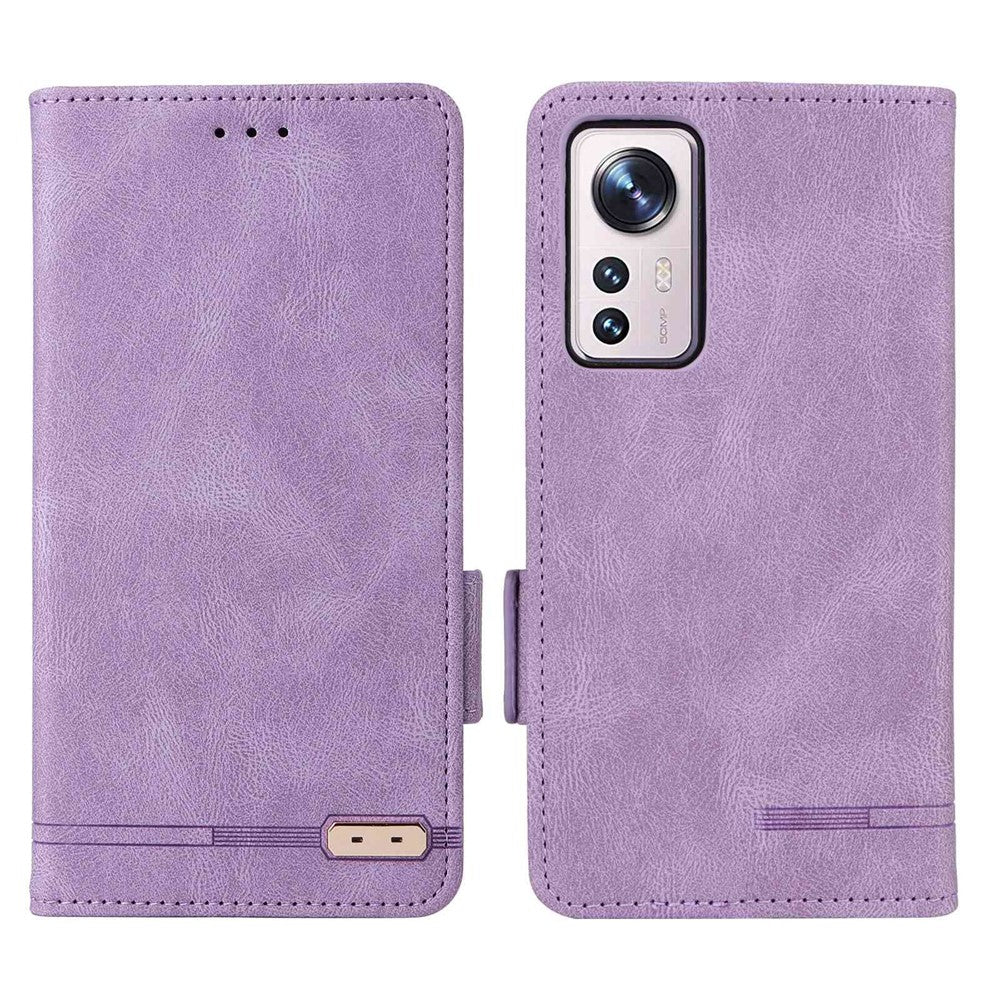 Xiaomi 12 5G/12X 5G/12S 5G Plånboksfodral i PU-läder + TPU med heltäckande stativ