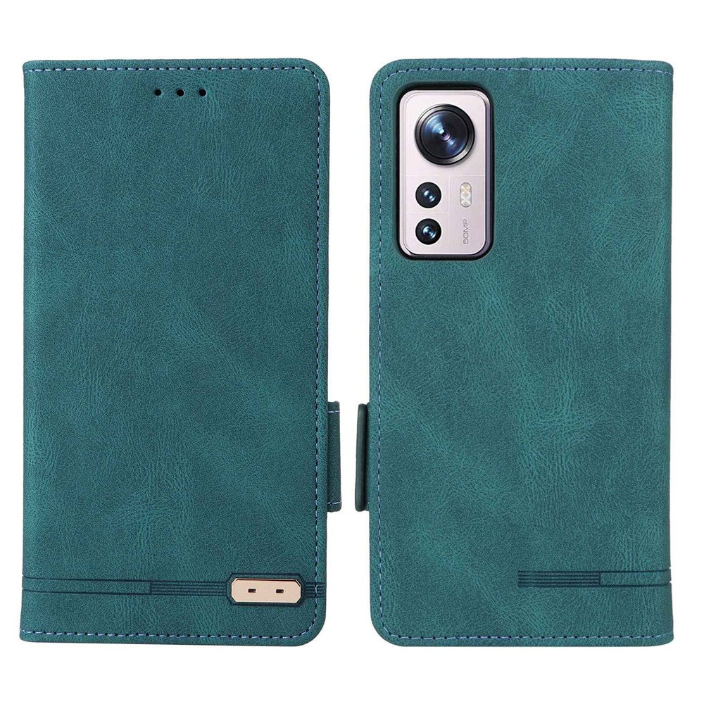 Xiaomi 12 5G/12X 5G/12S 5G Plånboksfodral i PU-läder + TPU med heltäckande stativ