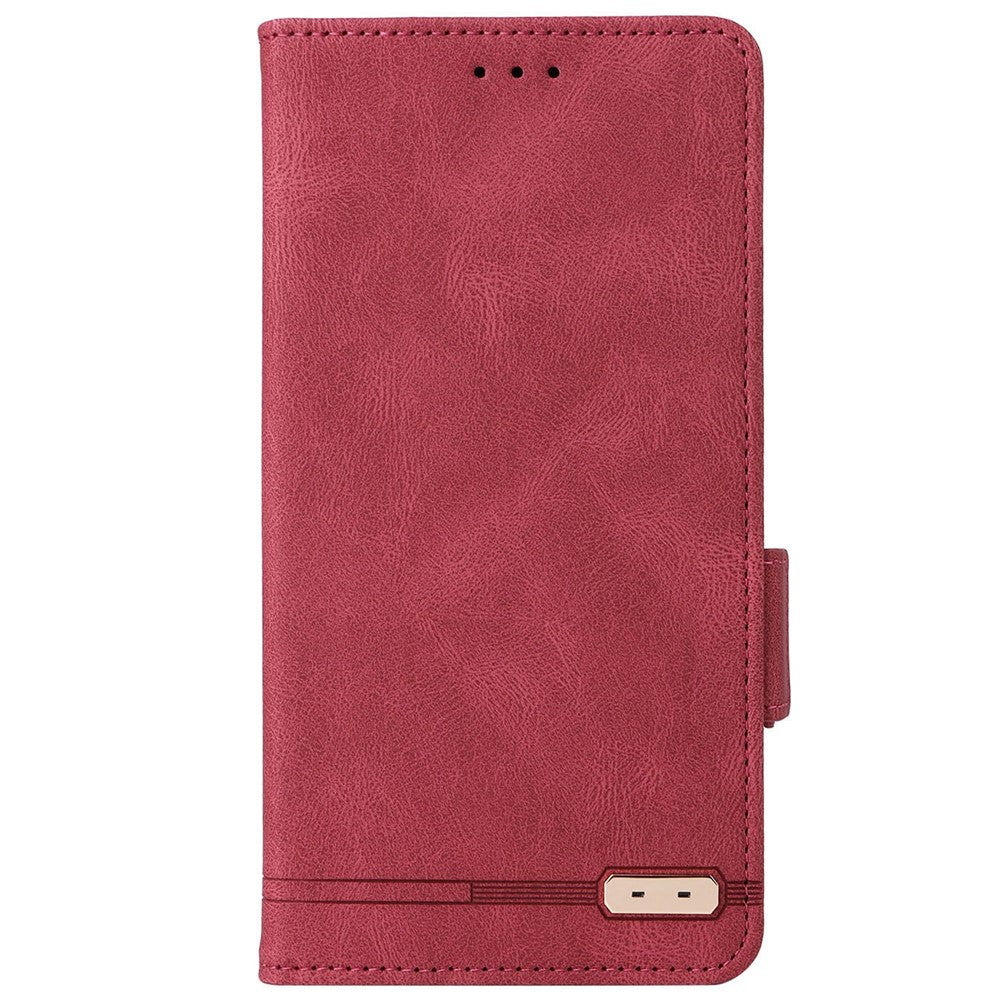 For Xiaomi Redmi Note 12 Pro 4G / 11 Pro 4G (MediaTek) / Note 11 Pro 5G (Qualcomm) Stand Wallet Phone Case PU Leather Hardware Design Magnetic Closure Cover