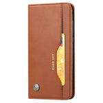 For Xiaomi Redmi Note 11 Pro 5G (Qualcomm)/Note 11 Pro 4G (MediaTek) Outer Card Slot PU Leather Wallet Stand Case Magnetic Auto Closing Phone Cover