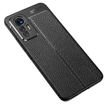 For Xiaomi 12 Lite Litchi Texture Anti-Fingerprint Case Flexible TPU Anti-Scratch Protective Cover