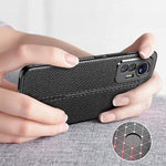 Litchi-tekstureret, fingeraftryksafvisende fleksibelt TPU-beskyttelsescover til Xiaomi 12 Lite, ridsebestandigt
