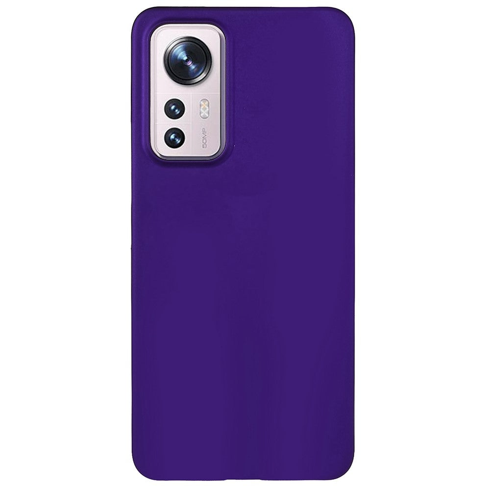 For Xiaomi 12 Lite 5G Rubberized Glossy Surface Phone Shell Wear-resistant Durable Hard PC Case