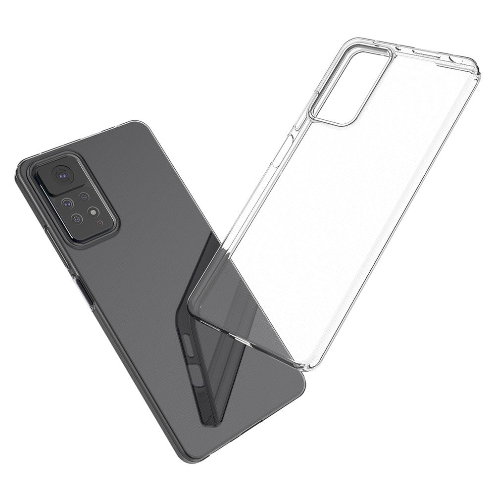 For Xiaomi Redmi Note 12 Pro 4G / 11 Pro 4G (Mediatek) / Note 11 Pro 5G (Qualcomm) Transparent Ultra Thin TPU Case Wear-Resistant Mobile Phone Cover