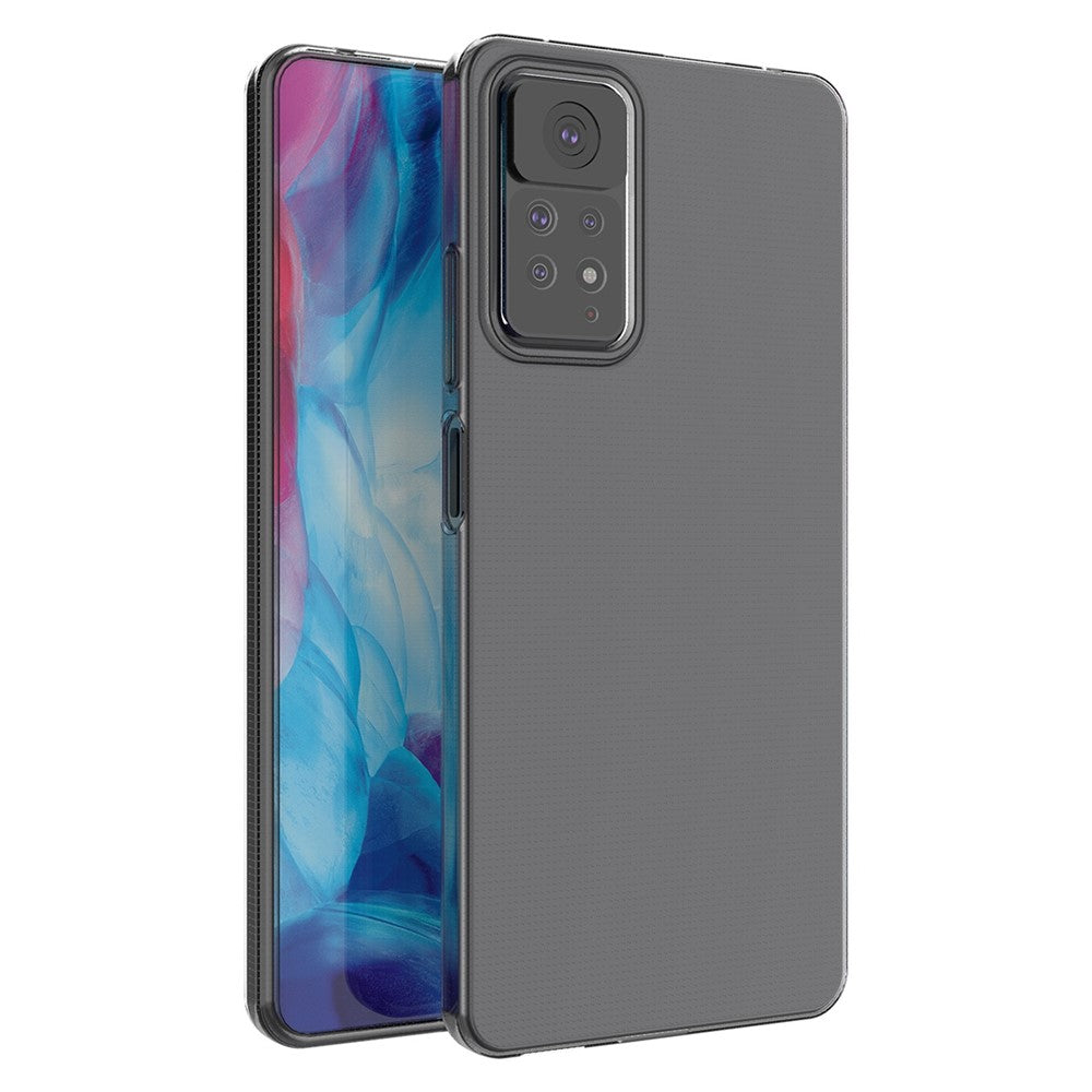 For Xiaomi Redmi Note 12 Pro 4G / 11 Pro 4G (Mediatek) / Note 11 Pro 5G (Qualcomm) Transparent Ultra Thin TPU Case Wear-Resistant Mobile Phone Cover
