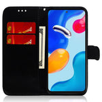 For Xiaomi Redmi Note 12 Pro 4G / 11 Pro 4G (MediaTek) / Note 11 Pro 5G (Qualcomm) Dazzling Flower Pattern Wallet Case PU Leather Stand Folio Flip Cover Magnetic Shell with Strap