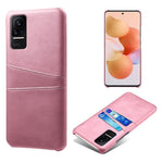 For Xiaomi Civi 1S Phone Case Well-protected Thin Card Slots Back Case PU Leather Coated Hard PC Cover