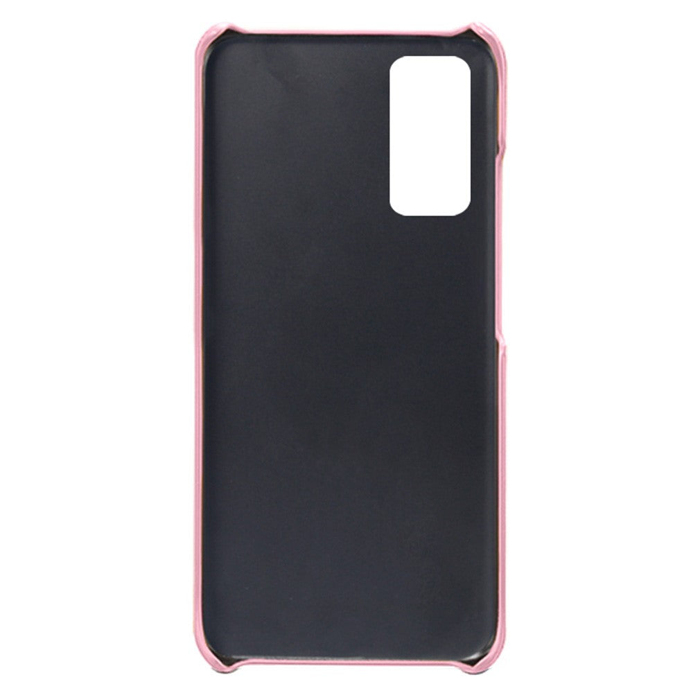 For Xiaomi Civi 1S Phone Case Well-protected Thin Card Slots Back Case PU Leather Coated Hard PC Cover