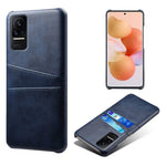 For Xiaomi Civi 1S Phone Case Well-protected Thin Card Slots Back Case PU Leather Coated Hard PC Cover