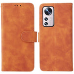 For Xiaomi 12 Lite Anti-scratch PU Leather Wallet Phone Case Stand Magnetic Closure Skin-touch Feeling Shockproof Flip Cover