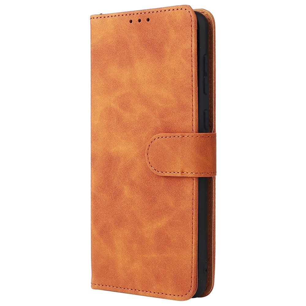 For Xiaomi 12 Lite Anti-scratch PU Leather Wallet Phone Case Stand Magnetic Closure Skin-touch Feeling Shockproof Flip Cover