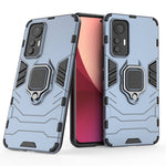 Ring Holder Kickstand Phone Case for Xiaomi 12 Lite 5G, Shockproof Anti-drop Soft TPU + Hard PC Shell