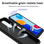 For Xiaomi Redmi Note 11 4G (Qualcomm)/Redmi Note 11S 4G Kickstand Case Hard PC + TPU Double Protection Phone Cover with Slide Camera Protection Cover