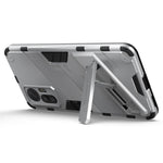 For Xiaomi 12 Lite 5G Shockproof Protective Shell TPU+PC Kickstand Phone Cover Case