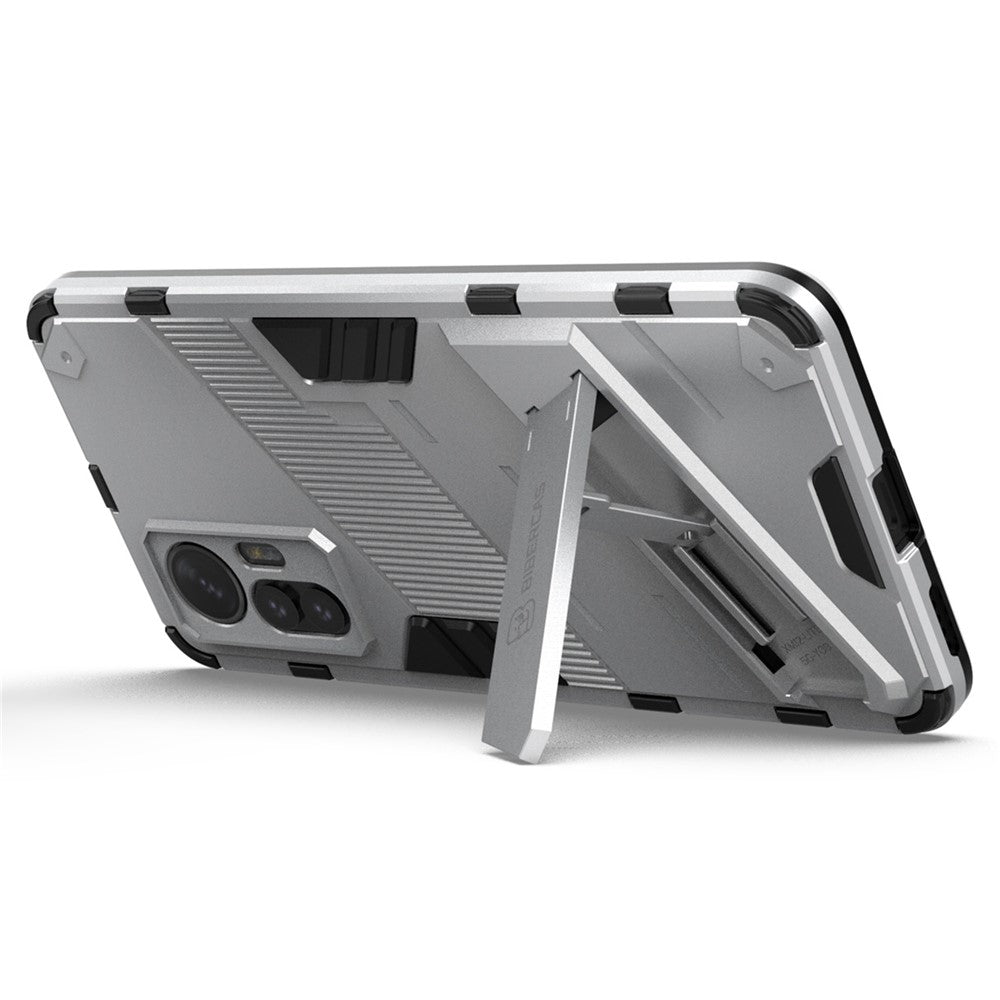 For Xiaomi 12 Lite 5G Shockproof Protective Shell TPU+PC Kickstand Phone Cover Case