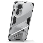 For Xiaomi 12 Lite 5G Shockproof Protective Shell TPU+PC Kickstand Phone Cover Case