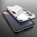 For Xiaomi 12 Lite 5G Shockproof Protective Shell TPU+PC Kickstand Phone Cover Case
