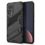 For Xiaomi 12 Lite 5G Shockproof Protective Shell TPU+PC Kickstand Phone Cover Case