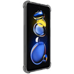 IMAK fuldt beskyttende blødt TPU-mobilcover med airbag-design, stødsikkert cover og skærmbeskyttelse til Xiaomi Redmi Note 11T Pro 5G / Note 11T Pro+ 5G / Poco X4 GT 5G / Redmi K50i 5G