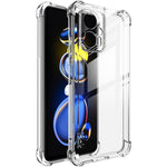 IMAK fuldt beskyttende blødt TPU-mobilcover med airbag-design, stødsikkert cover og skærmbeskyttelse til Xiaomi Redmi Note 11T Pro 5G / Note 11T Pro+ 5G / Poco X4 GT 5G / Redmi K50i 5G