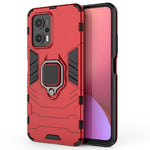 Ringstativskal för Xiaomi Redmi Note 11T Pro 5G / Note 11T Pro+ 5G / Poco X4 GT 5G / Redmi K50i 5G, stötsäkert mjukt TPU + hårt PC hybridskyddsskal