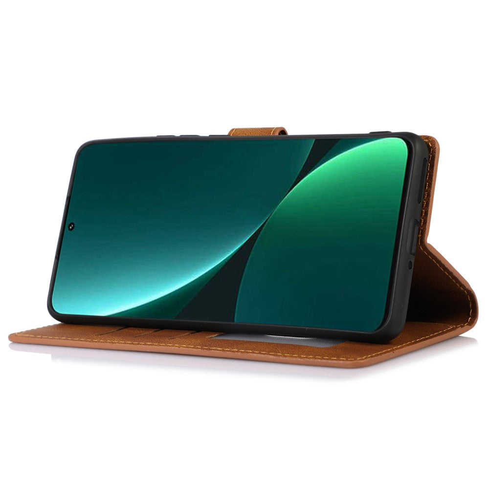 Xiaomi 12 5G/12X 5G/12S 5G Fallskyddande mobilskal Stödjande PU-läder Plånboksfodral Magnetiskt Stötsäkert Skal med Handledsrem