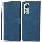 Xiaomi 12 5G/12X 5G/12S 5G Fallskyddande mobilskal Stödjande PU-läder Plånboksfodral Magnetiskt Stötsäkert Skal med Handledsrem