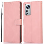 Xiaomi 12 5G/12X 5G/12S 5G Fallskyddande mobilskal Stödjande PU-läder Plånboksfodral Magnetiskt Stötsäkert Skal med Handledsrem