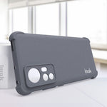 IMAK for Xiaomi 12 5G/12X 5G/12S 5G Matte Texture Anti-Fall Shockproof Airbag TPU Phone Case with Screen Protector