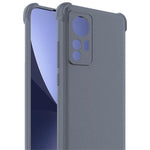IMAK for Xiaomi 12 5G/12X 5G/12S 5G Matte Texture Anti-Fall Shockproof Airbag TPU Phone Case with Screen Protector
