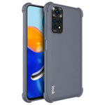 IMAK för Xiaomi Redmi Note 11 4G (Qualcomm)/Redmi Note 11S 4G Airbag Fallskyddande TPU-skal Anti-fingeravtryck Matt mobilskal med Skärmskydd