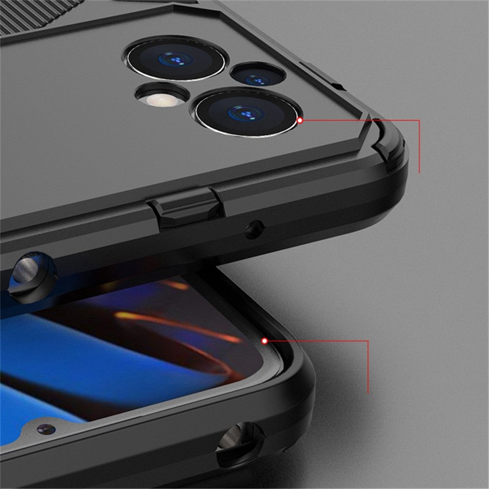 For Xiaomi Poco M4 5G Shockproof Kickstand Case Hybrid Hard PC Soft TPU Protective Phone Cover