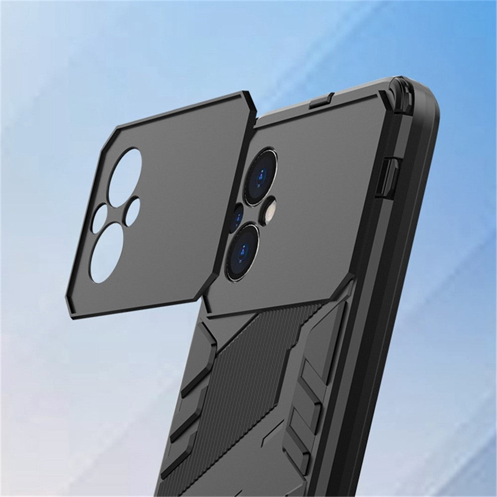 For Xiaomi Poco M4 5G Shockproof Kickstand Case Hybrid Hard PC Soft TPU Protective Phone Cover