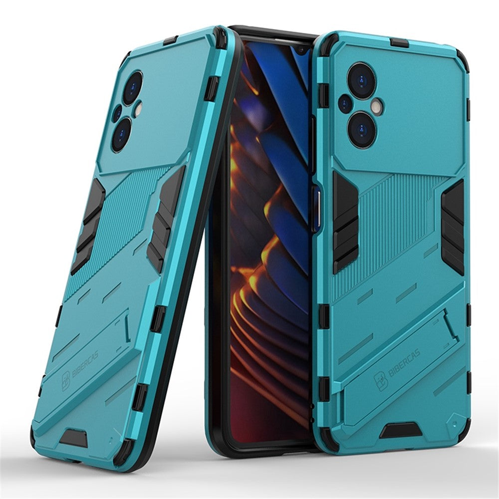 For Xiaomi Poco M4 5G Shockproof Kickstand Case Hybrid Hard PC Soft TPU Protective Phone Cover