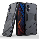 For Xiaomi Poco M4 5G Shockproof Kickstand Case Hybrid Hard PC Soft TPU Protective Phone Cover