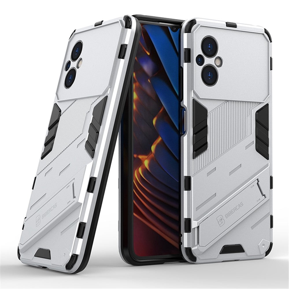 For Xiaomi Poco M4 5G Shockproof Kickstand Case Hybrid Hard PC Soft TPU Protective Phone Cover