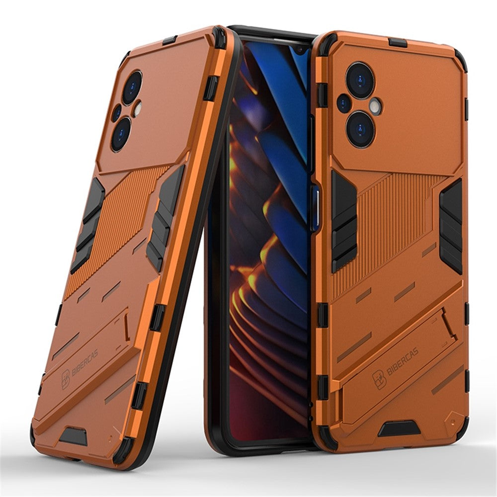 For Xiaomi Poco M4 5G Shockproof Kickstand Case Hybrid Hard PC Soft TPU Protective Phone Cover